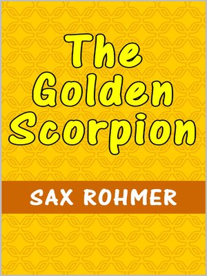 cover image of The Golden Scorpion